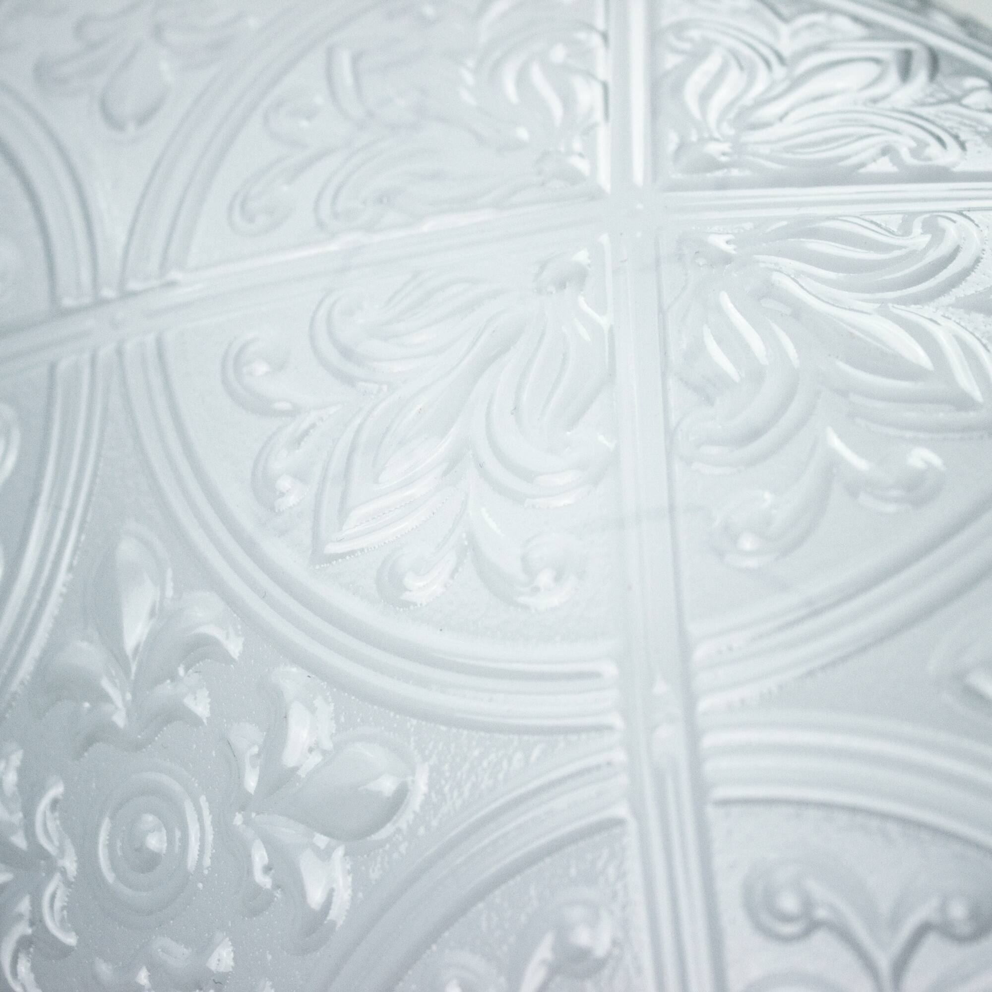 RoomMates Bright White Tin Tile Peel & Stick Backsplash